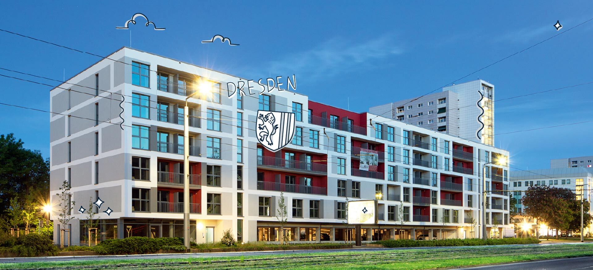 Furnished apartments for rent in Dresden Urban Base